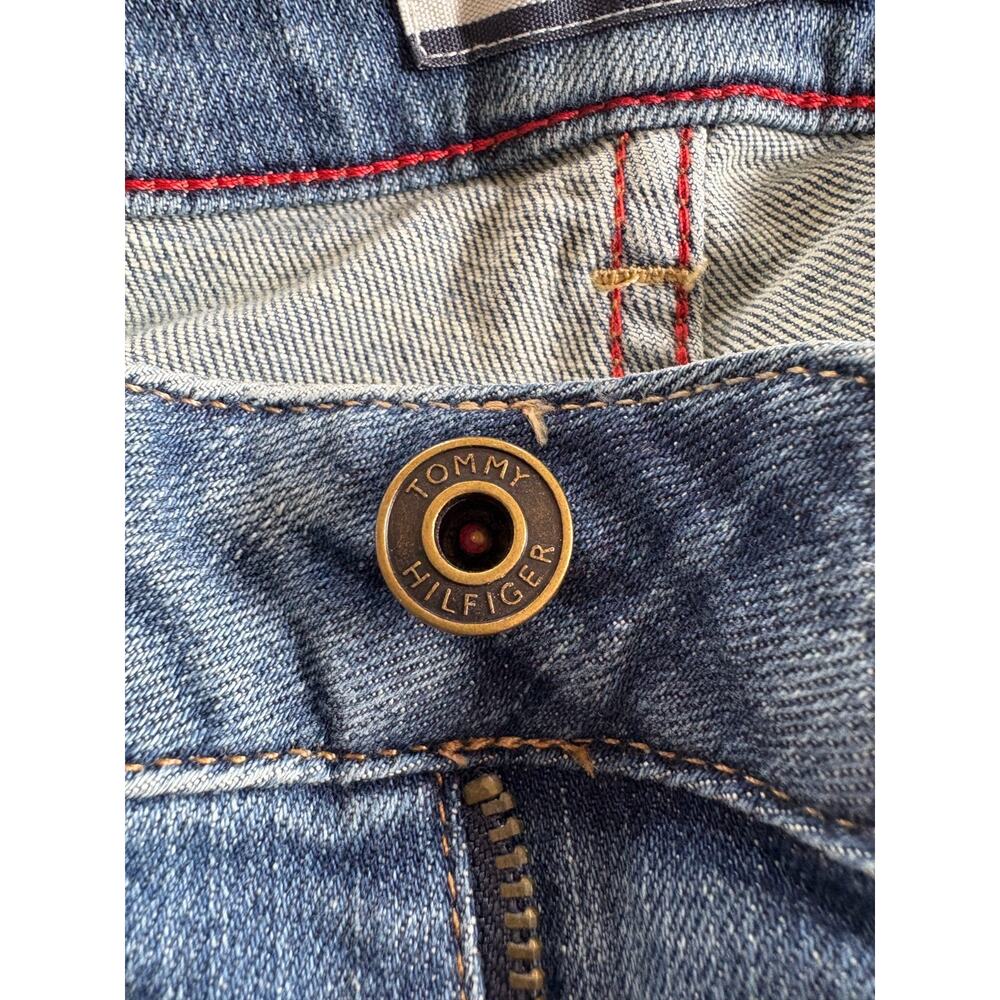 VTG Tommy Hilfiger Jeans Women's 6R (29x30) Blue Boyfriend Fit Y2K Bootcut Denim - Picture 6 of 16